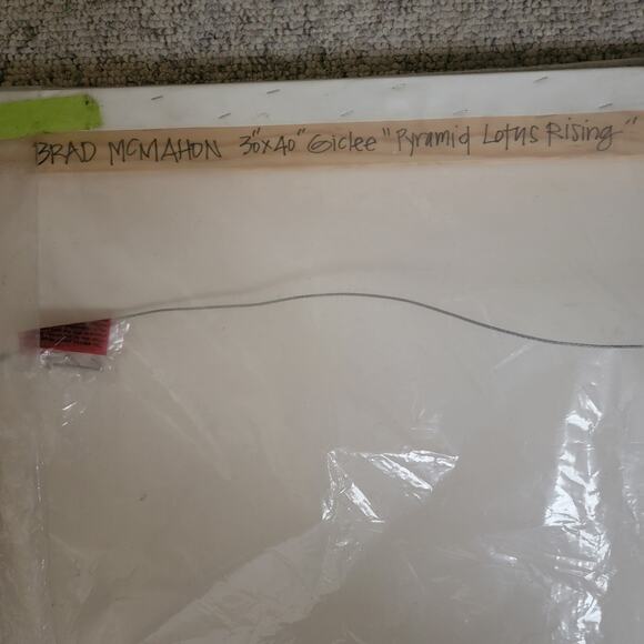 Lotus Flower Giclée Wall Art Large Airbrush Psychedelic Ocean Visionary Print - Picture 7 of 9